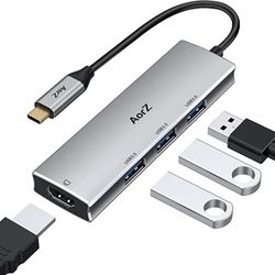 4 in 1 USB C Hub Multiport 