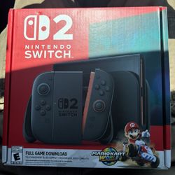 Nintendo Switch 2 Console + Mario Kart World Game Bundle NEW