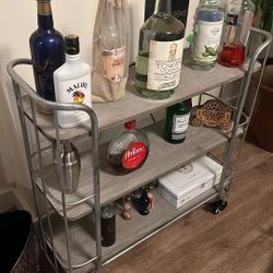 Small Living Room Bar – 3 Shelves, Great Condition