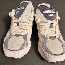 New Balance 990v3 MiUSA Teddy Santis Moonbeam Size 9 