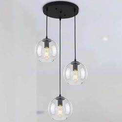 LMSOD Globe Pendant Light, Modern Hanging Lighting Fixture