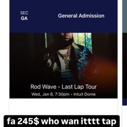 ROD WAVE TICKET