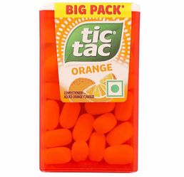 Pack of 24 Tic Tac Orange Flavour Candy, 13.7g Each