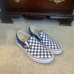 Good Condition Checkered vans 