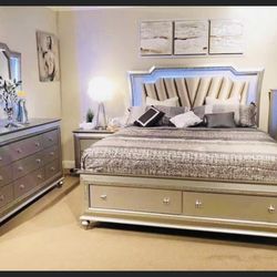 Queen Bedroom Available King Dresser Mirror Nightstand 