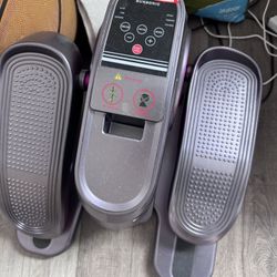 Elliptical Machine: Portable Quiet Pedal Gym - Home Office Rehabilitation Relaxation Mini Bike with Resistance Bands, Adjustable Resistance, Ergonomic