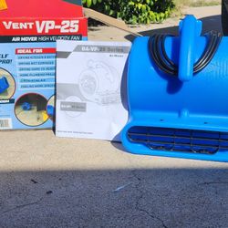B-Air VP-25 Air Mover Carpet Dryer, Floor Blower & Water Damage Equipment