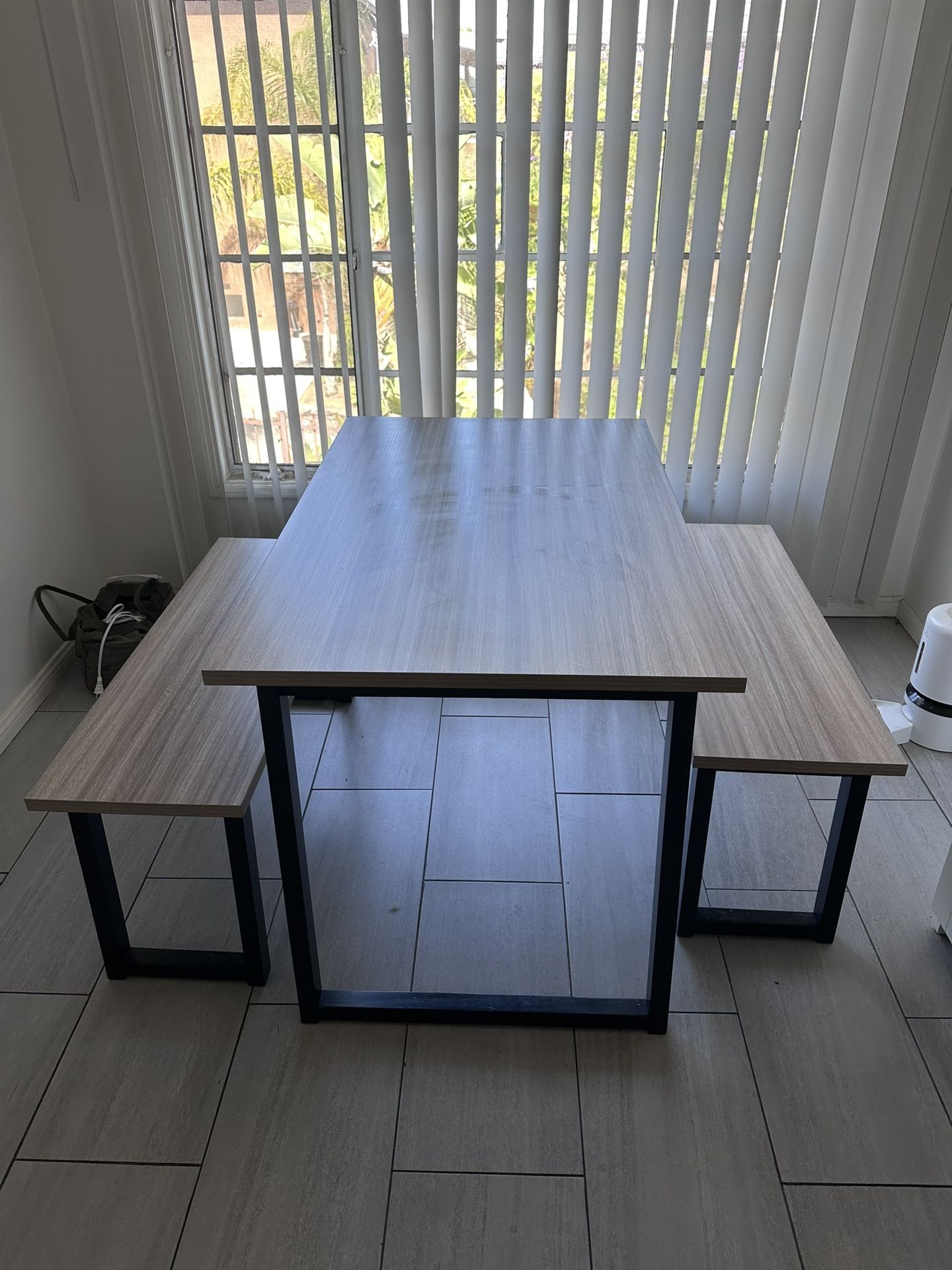 Kitchen Table With Benches