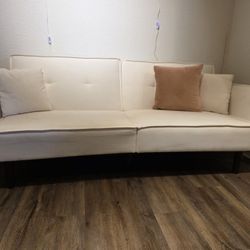 White Futon Couch