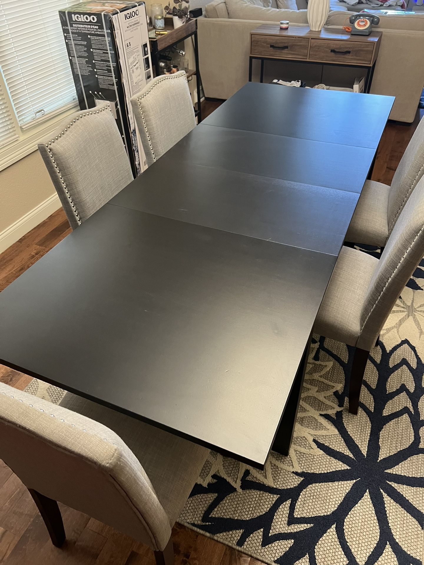 **IKEA** Extendable Table. Seats 10- $175