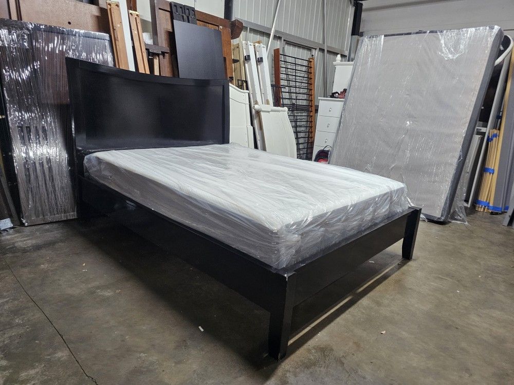 Queen Bed And Mattress