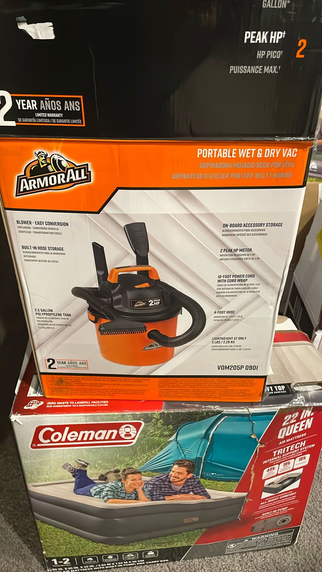 wet dry armor all vacuum small size