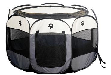Portable Pet Playpen for Cats, Kittens, Puppies, Indoor/Outdoor,