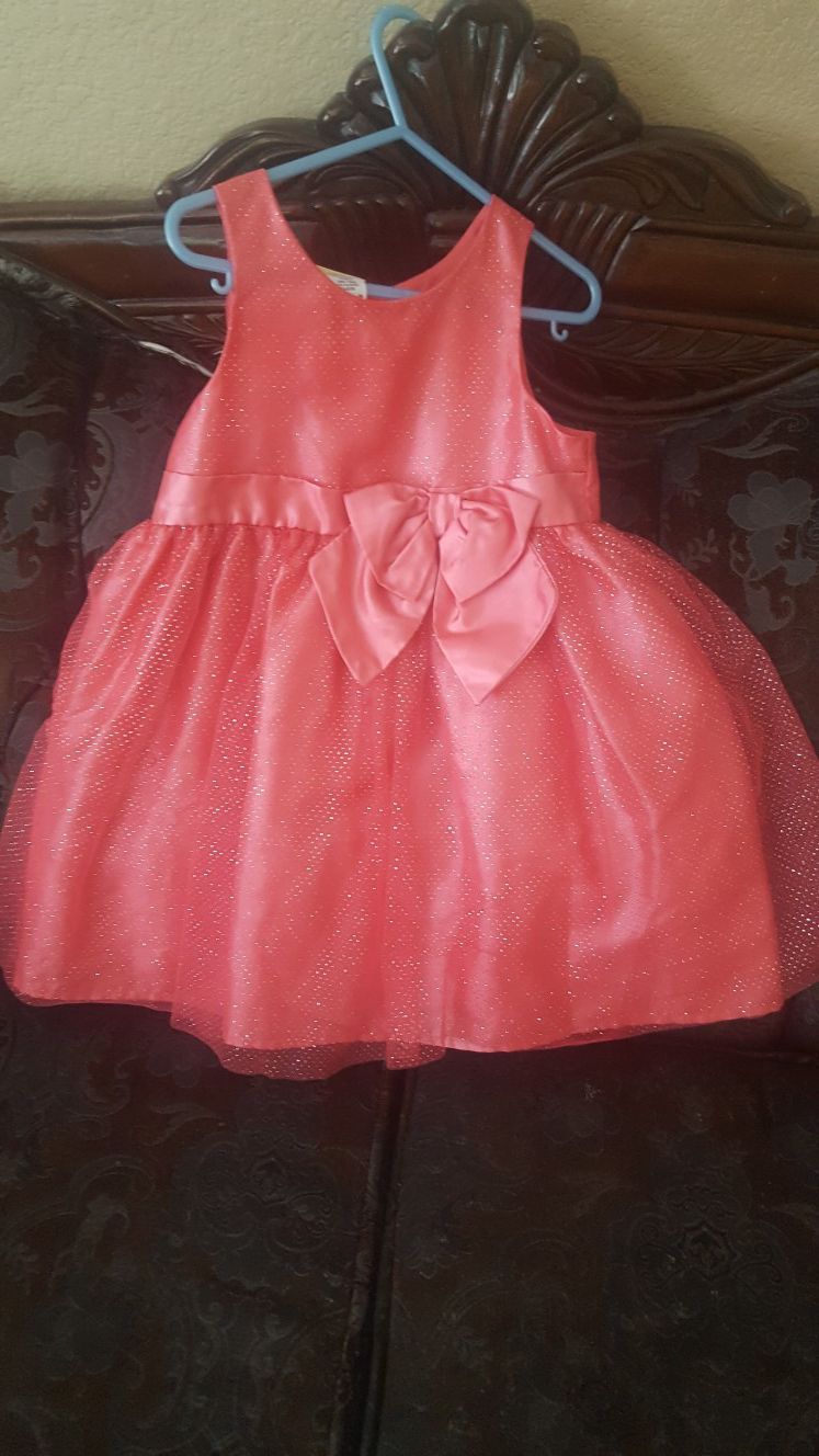 Coral Easter dress