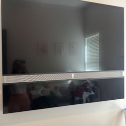 55” 4K Telly Dual Screen Smart TV w/ Soundbar 