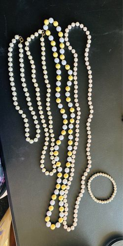 Beaded Necklaces and Bracelet Set