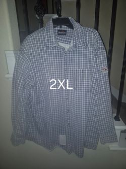 BULWARK FRC PLAID BUTTON UP SHIRT