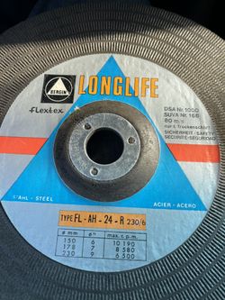 Bergin Longlife Cutting Wheel – 9” Metal Cut-Off Disc – USA Made