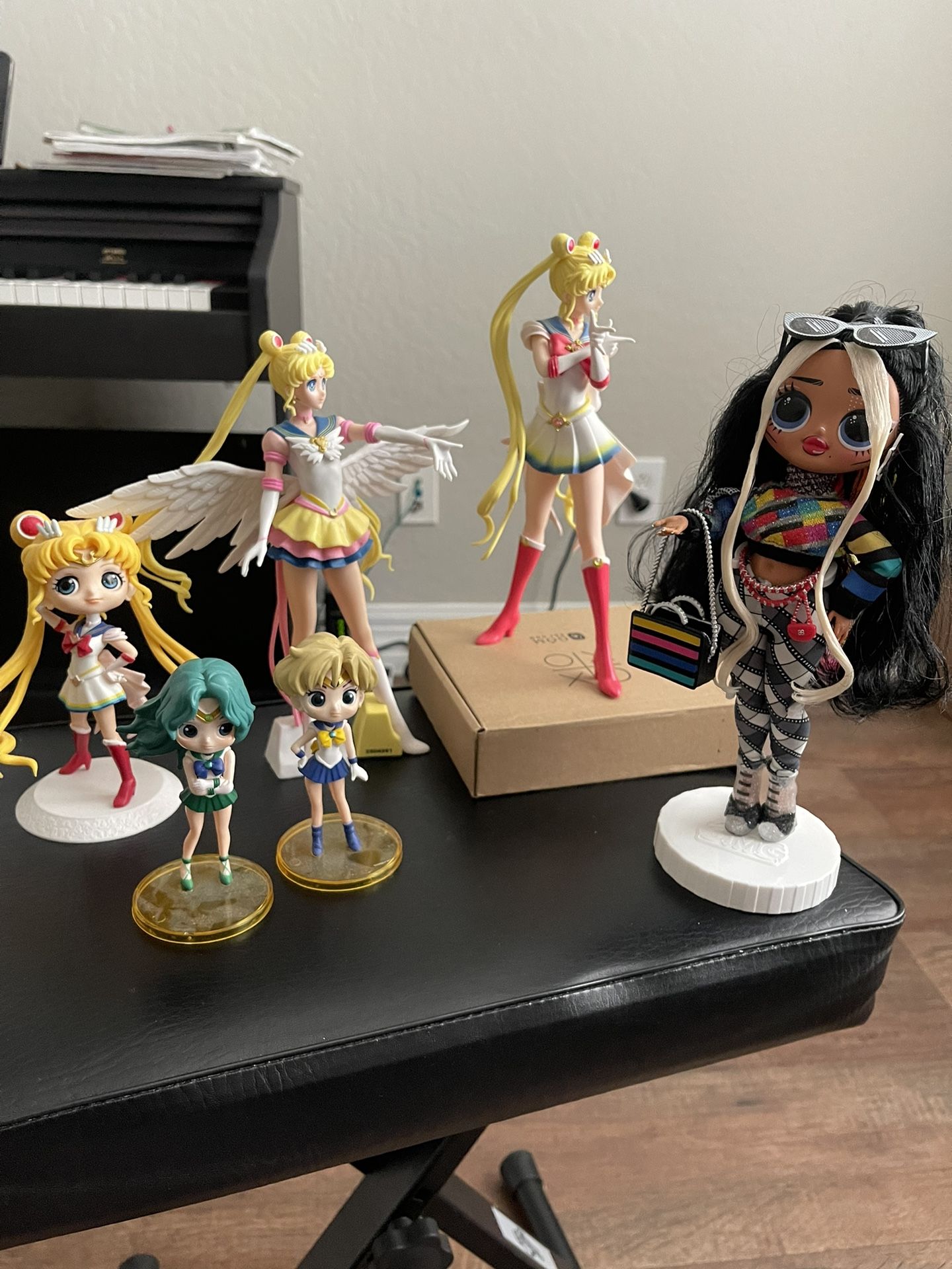 Sailor Moon Figure And LOL Doll