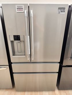 New Frigidaire Professional 36 in. 21.4 Cu. Ft. Smudge-Proof Stainless Steel Counter Depth French Door PRMC2285AF
