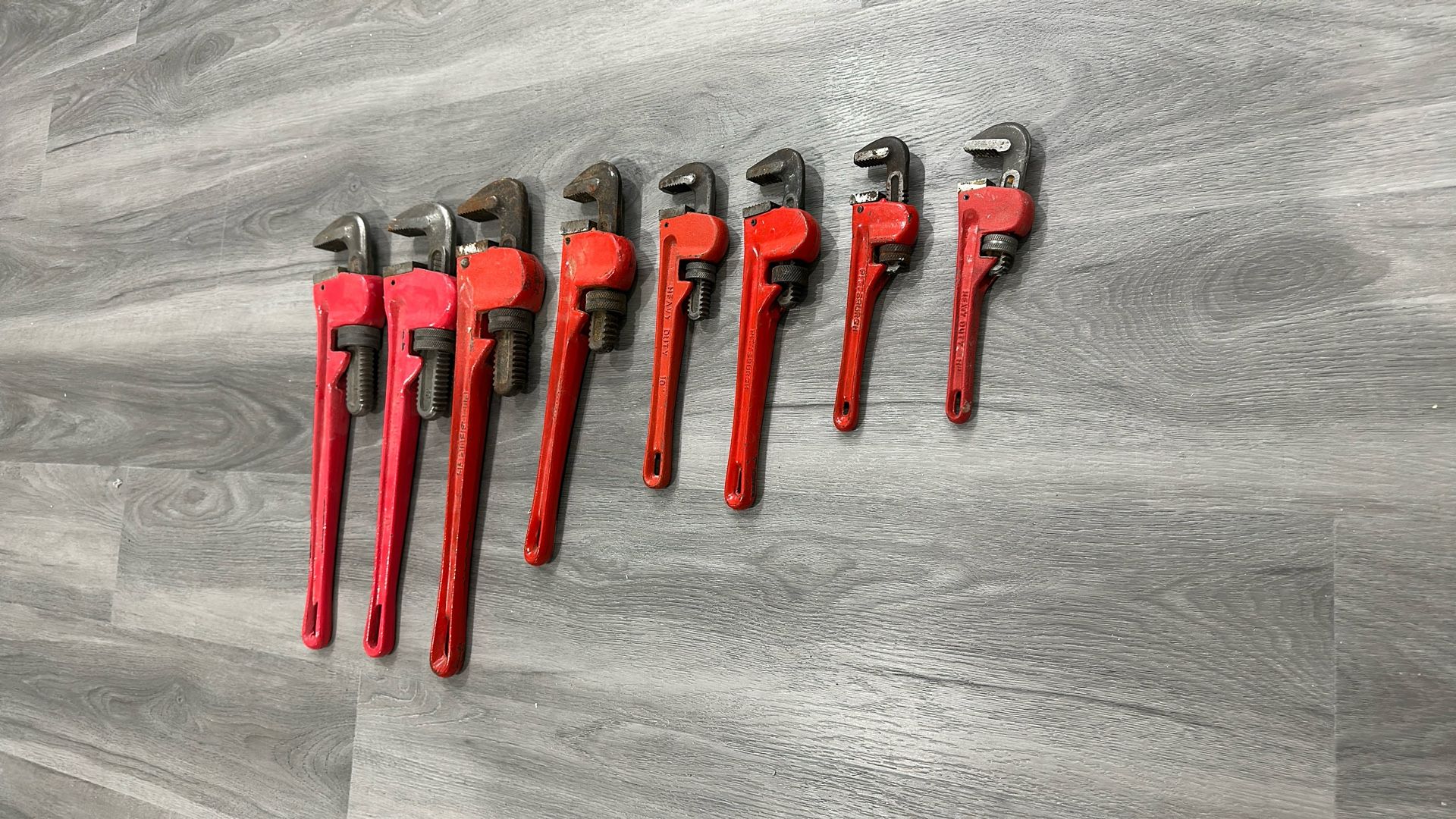 Pipe Wrench Tool Collection 8 To 18 Inches