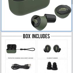 SOtunes Sport Caliber BT Shooting Ear Protection for Gun Range – Bluetooth Hearing Protection for Shooters, 25 dB Noise Reduction Rating (NRR) Shootin