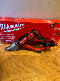Milwaukee M18 18-Volt Lithium-Ion l 18-Gauge Double Cut Metal Shear (Tool-Only) -NEW-