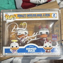 funko pop autograph donald duck 