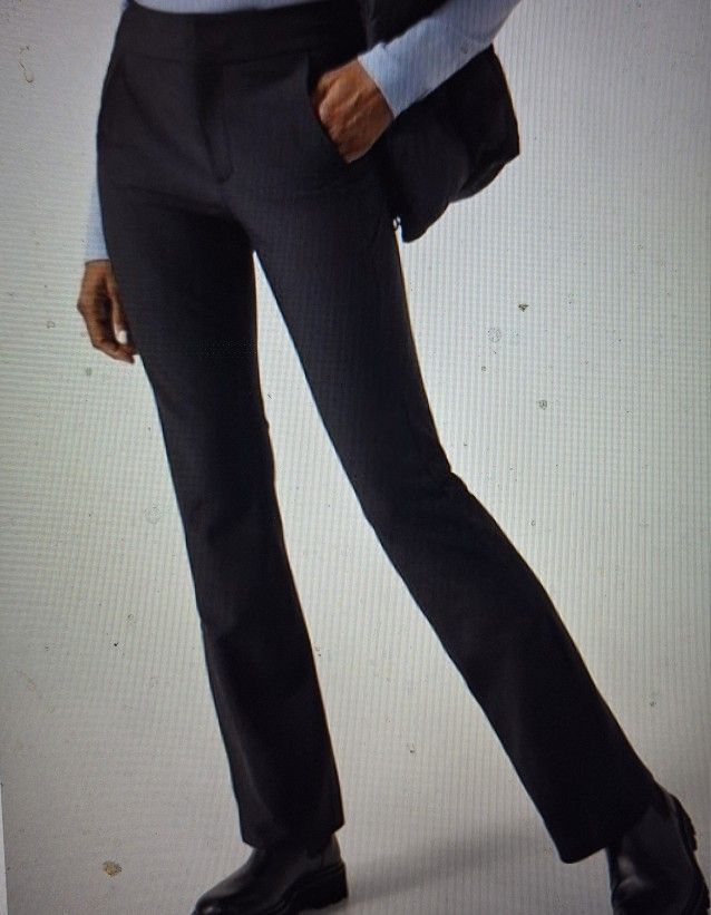 Athleta Size 0 & 2 STELLA FLARE TROUSER PANTS, NWT, BLACK, 486208
