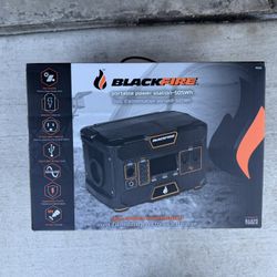 Blackfire - Klein Tools Outdoors - Portable Power Station, PAC505, Outdoor Solar Generator, Rechargeable Lithium Battery, 120V/500W, AC Outlet