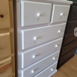 Pinewood duplex drawer dresser