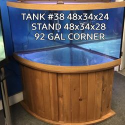 92 gal corner Fish Tank
Nov 27-Jan 2 Free delivery to the front of your home in the five boroug