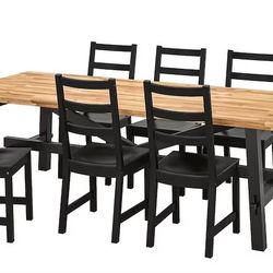 IKEA dining Table And 6 Chairs