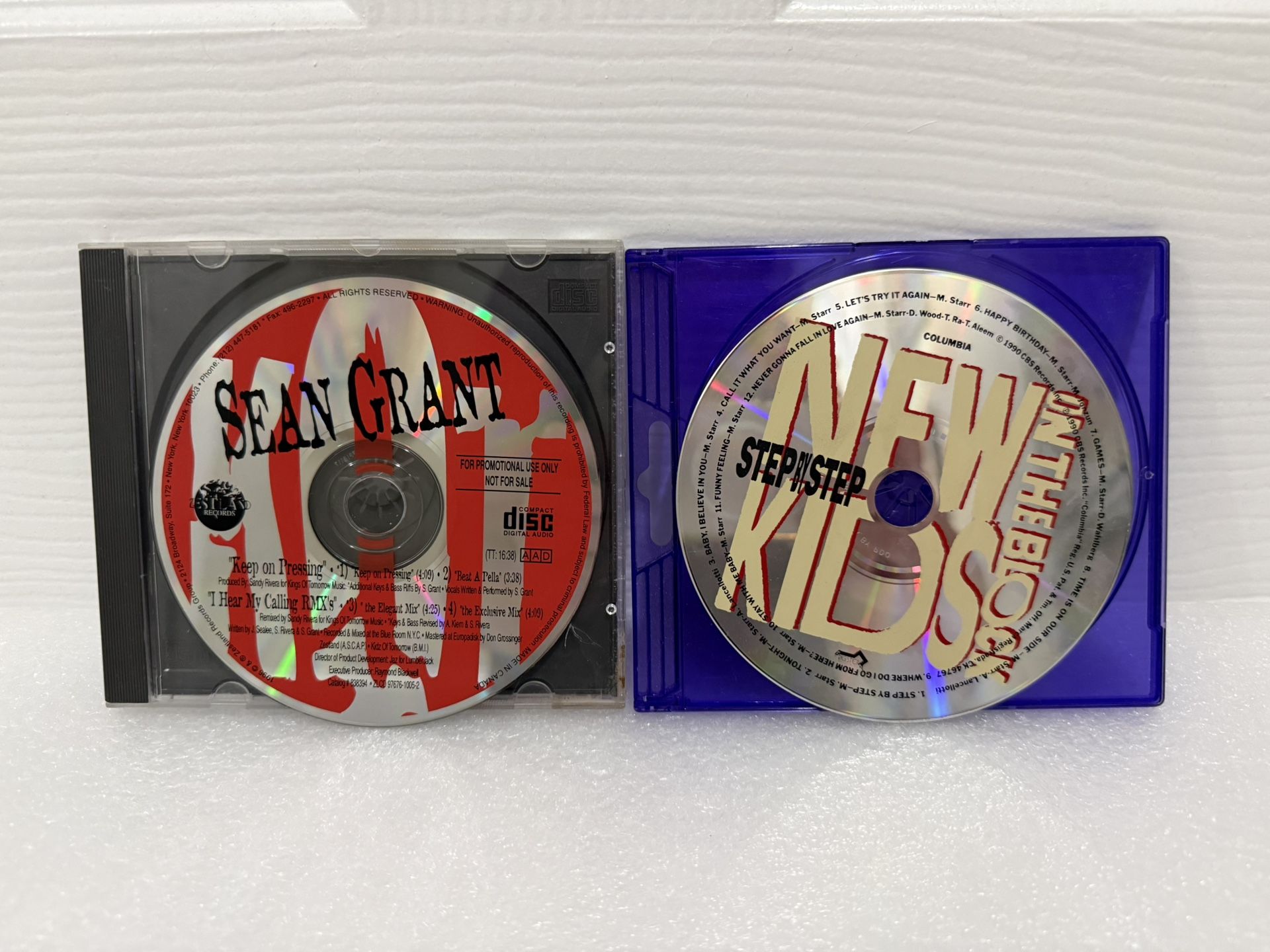90s Collector CD Bundle - Rare Sean Grant Promo & NKOTB Purple Edition