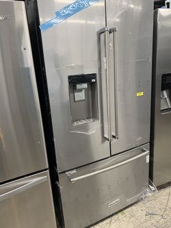 Kitchen aid French door in stainless steel counter depth