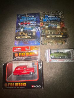 Muscle Machinea Military and Corgi Lot
