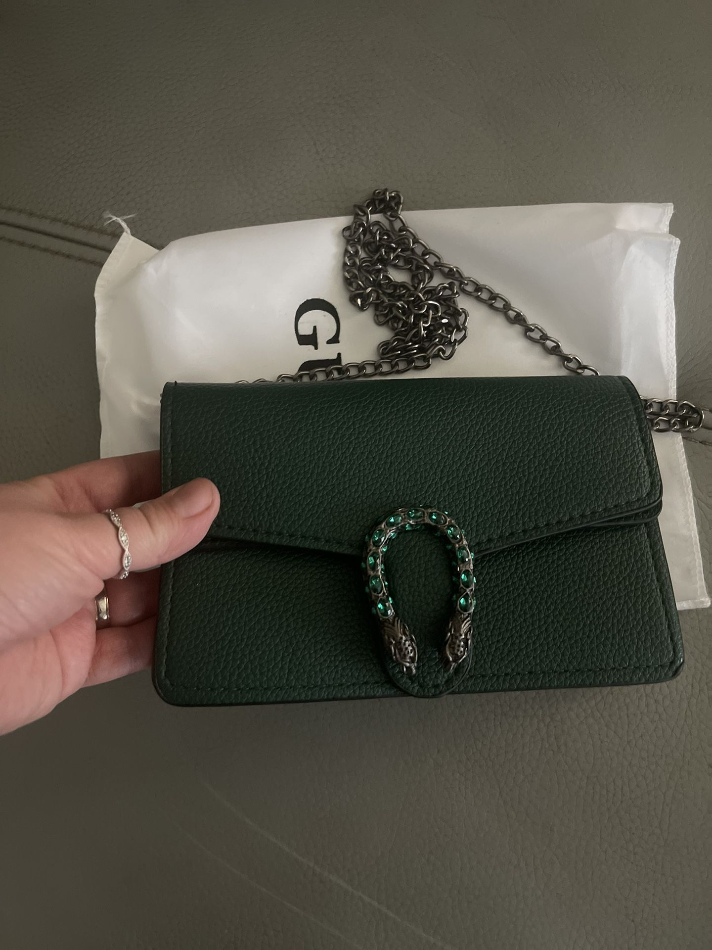 Mini Bag Wallet Green