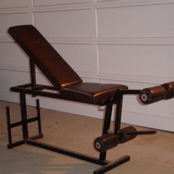 Weight Bench & Row Machine