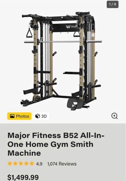 Major Fitness B52 All-In-One Smith Machine
