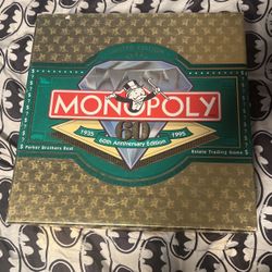 never used 60 anniversary  Monopoly 