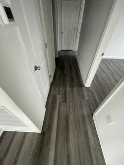 Installation of cheaper laminate and vinyl floors 