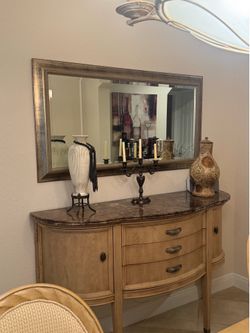 Beautiful Marble Buffet - Excellent Condition