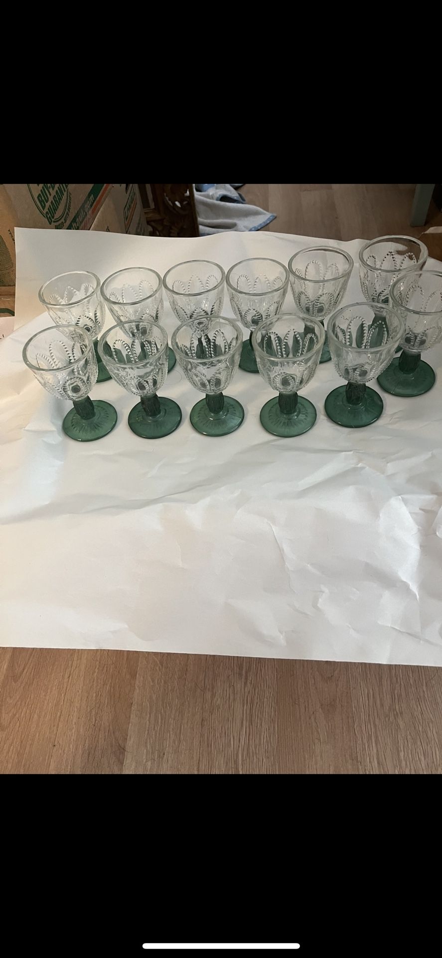 Vintage cordial glasses