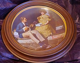 Norman Rockwell "PONDERING ON THE PORCH" Third Issue