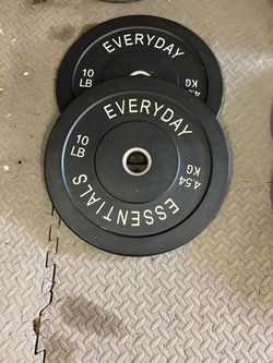 Pair of 10 lb bumper plates