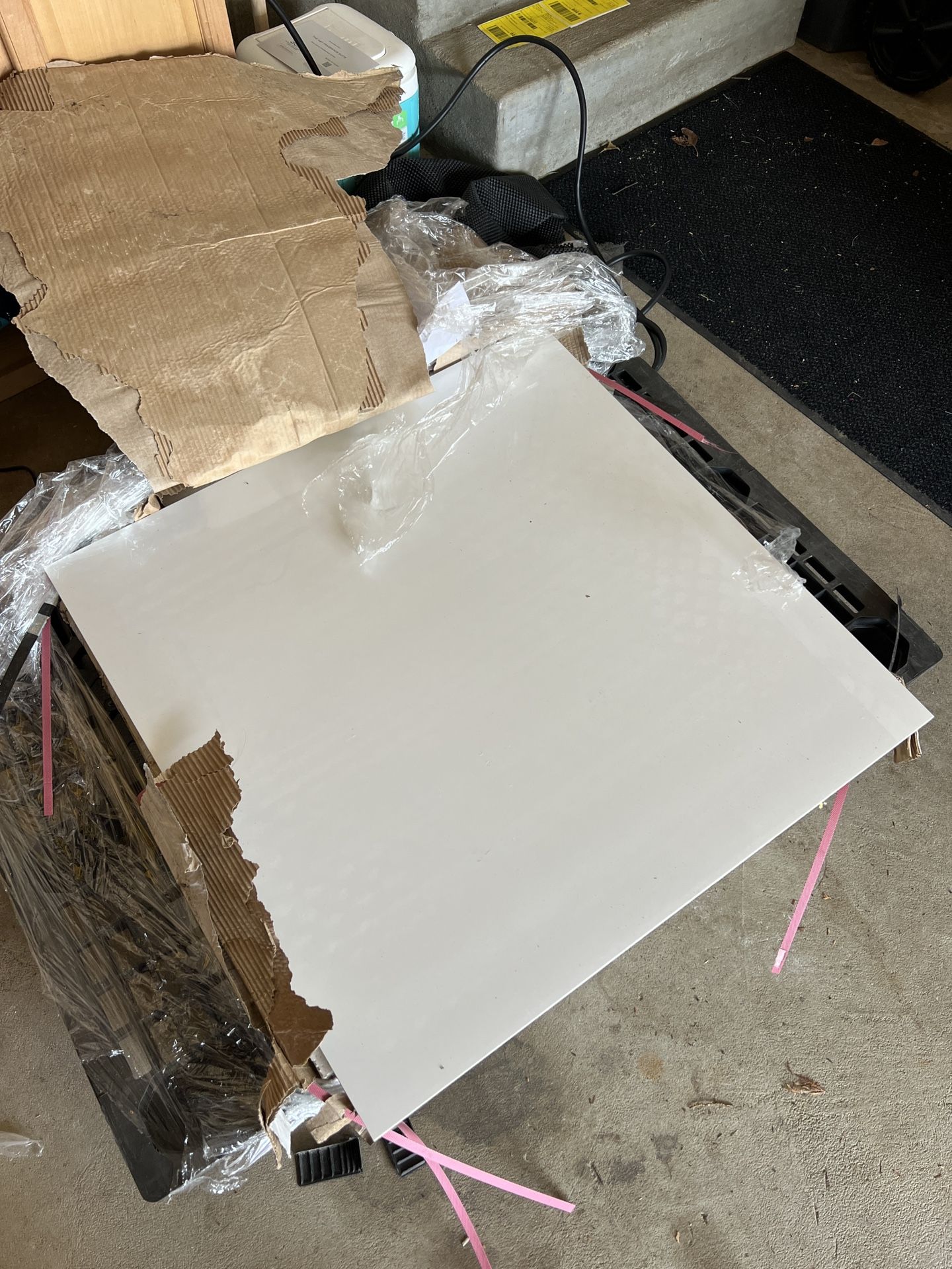36x36” White Porcelain Tile