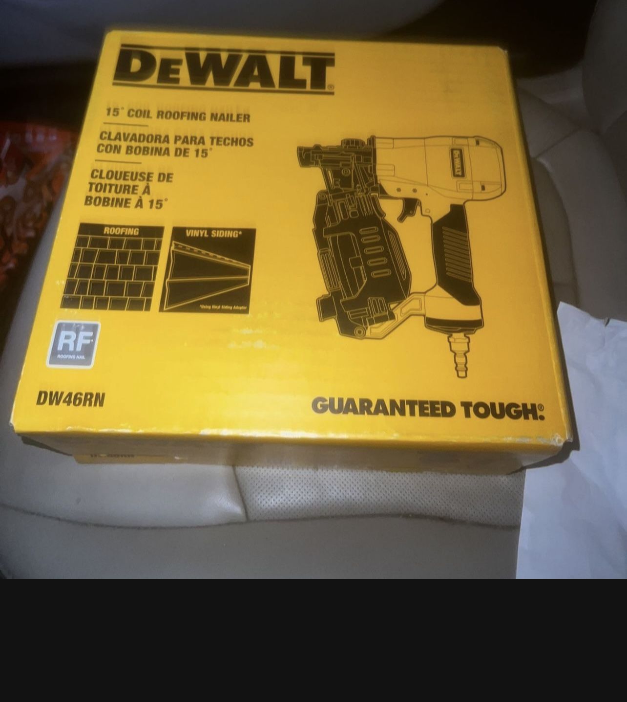 Dewalt Coil Roofing Nailer Brand New,Never Used Still In Box