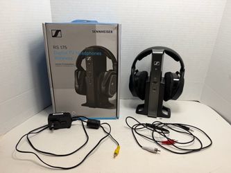 Sennheiser RS 175 Digital Wireless TV Headphones Complete w/ Box Tested