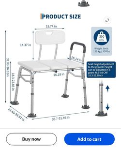 Bathtub transfer bench