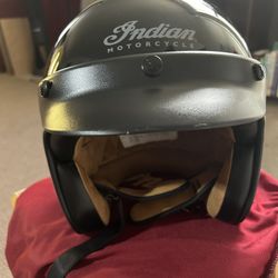 Open Face Indian Motorcycle Helmet 